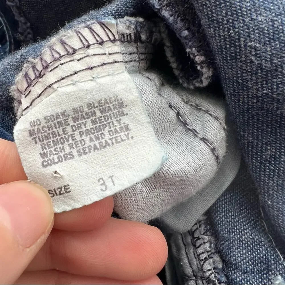 Vintage Oshkosh B’Gosh Lace Pocket Overalls Jean Denim